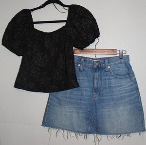 Umgee Top & Madewell Skirt